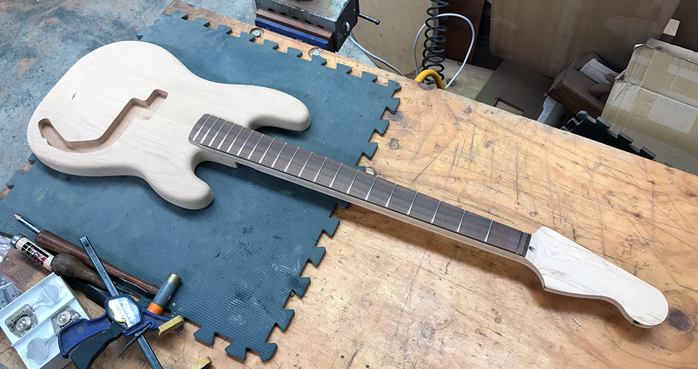 First P Bass build